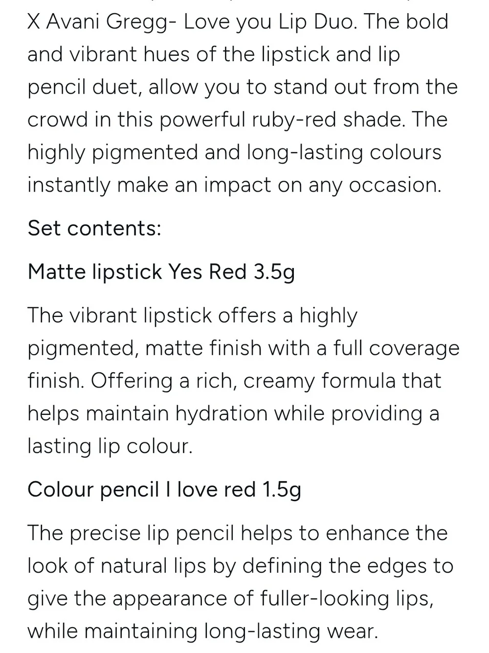 Morphe Avani Gregg Lip Duo Red Lipstick & Lip Liner Set, Never Used!!!!